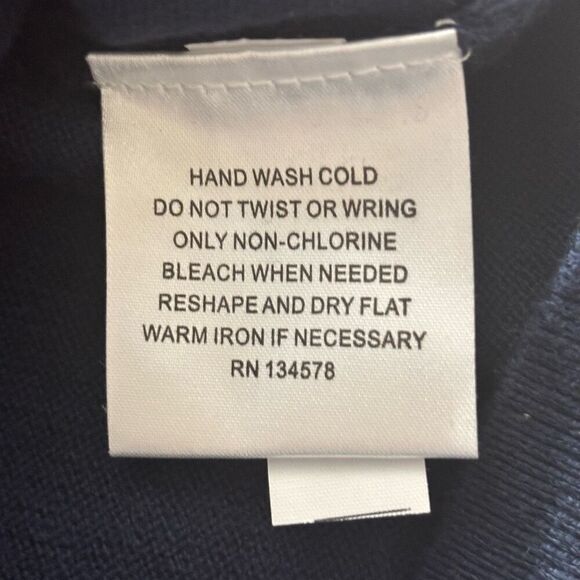 Vineyard Vines Cashmere Blend Color Block Whale Sweater Size M - Picture 5 of 11